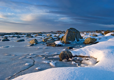 Lys i snøen