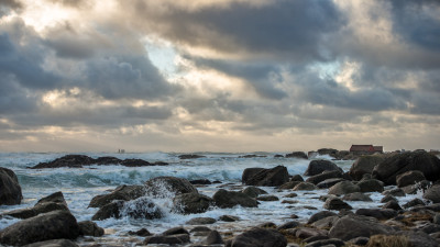 Stormfull himmel