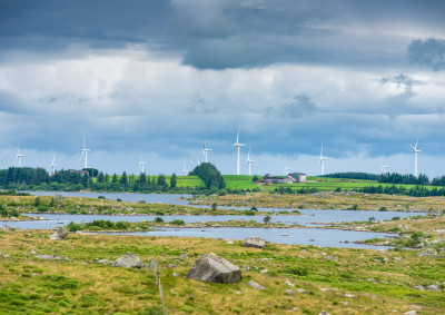 Utsyn over vindparken