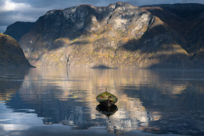 Speiling på fjorden